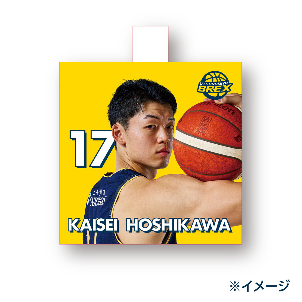 2025-26 選手ミニキャンバスキーホルダー 詳細画像 #17 HOSHIKAWA 1